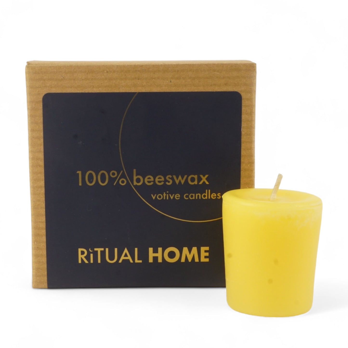 100% Beeswax Votives- Qty 10