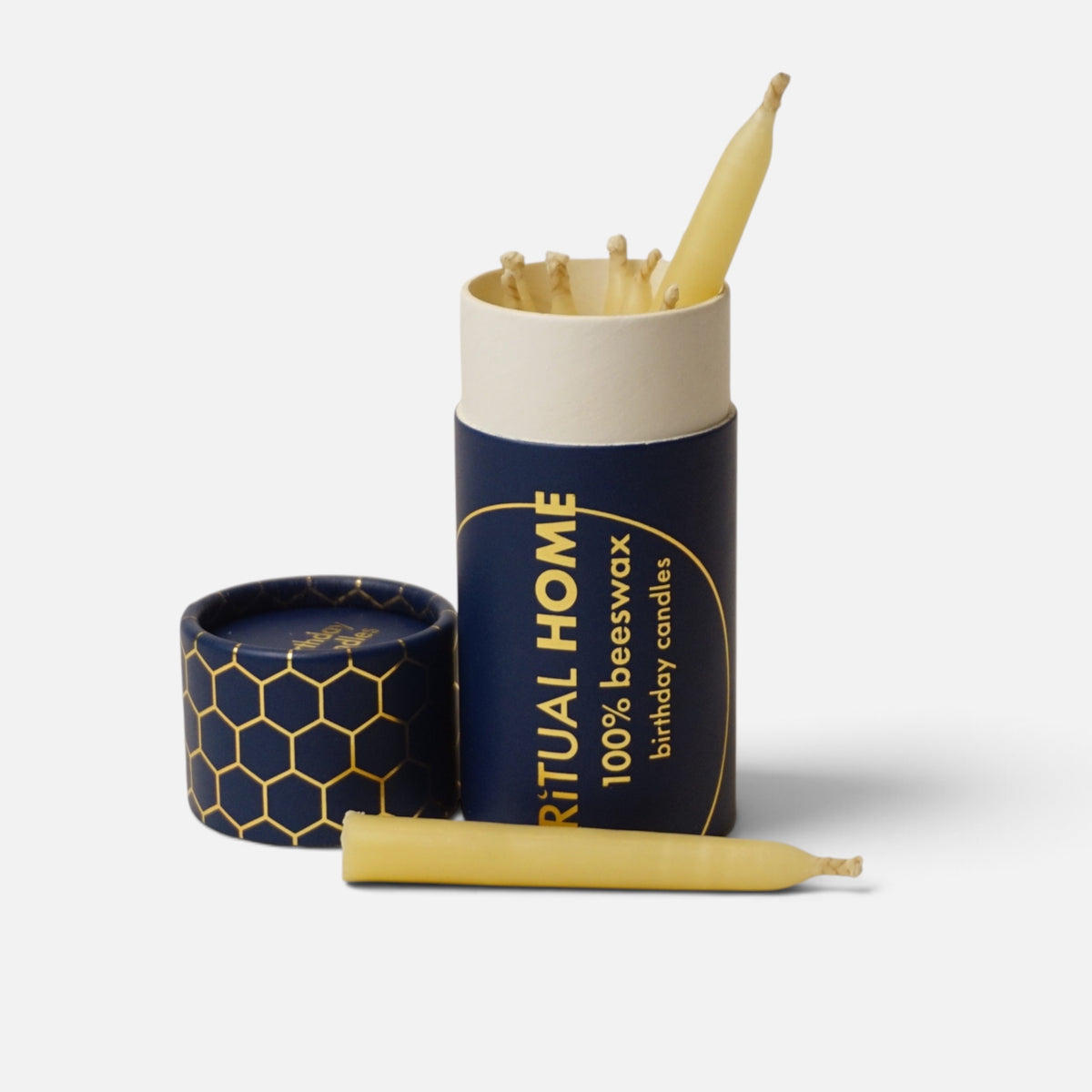 100% Beeswax Birthday Candles QTY 10