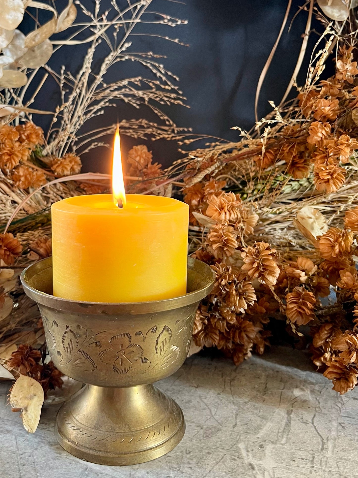 100% Beeswax 3" x 3" Pillar Candle